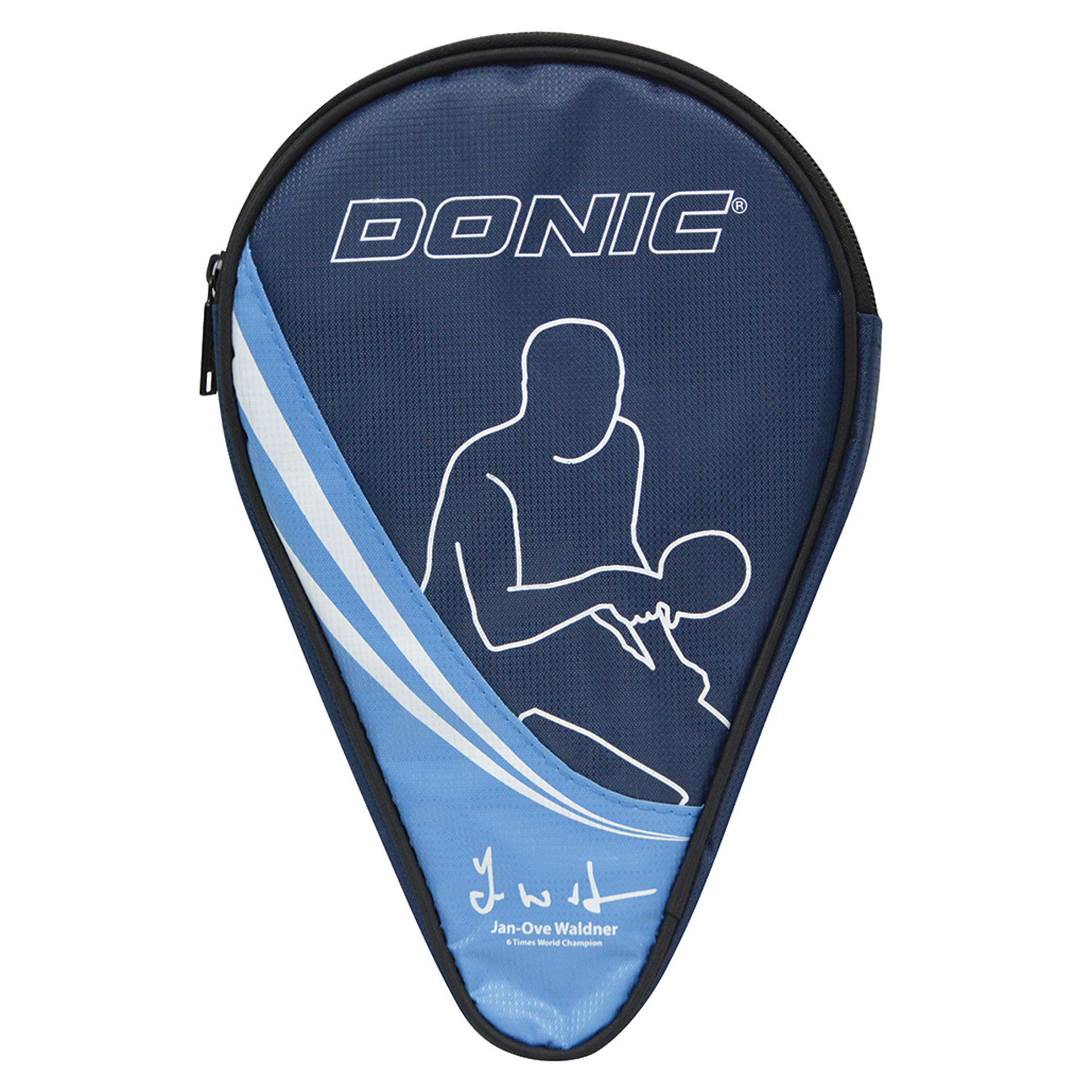 Housse De Protection Pour Raquette De Tennis De Table DONIC - Simple - Bleu - Renforcée Et Rembourrée